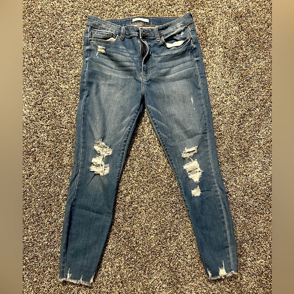 Eunina Skinny Distressed Denim Size 15